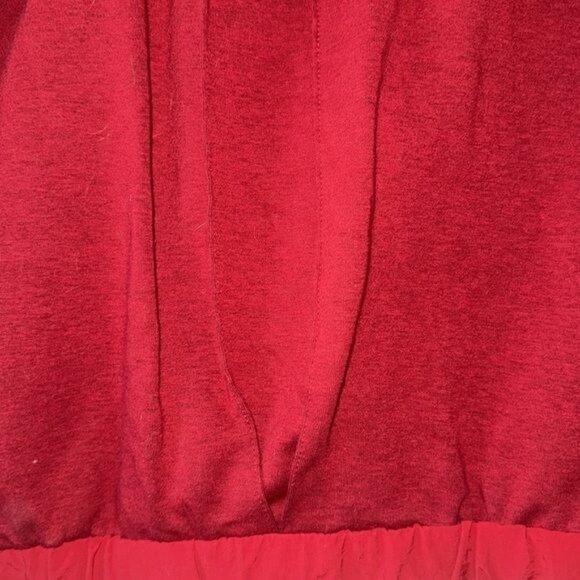 Under Armour Red Hooded Sweatshirt S Loose Fit - Picture 8 of 12